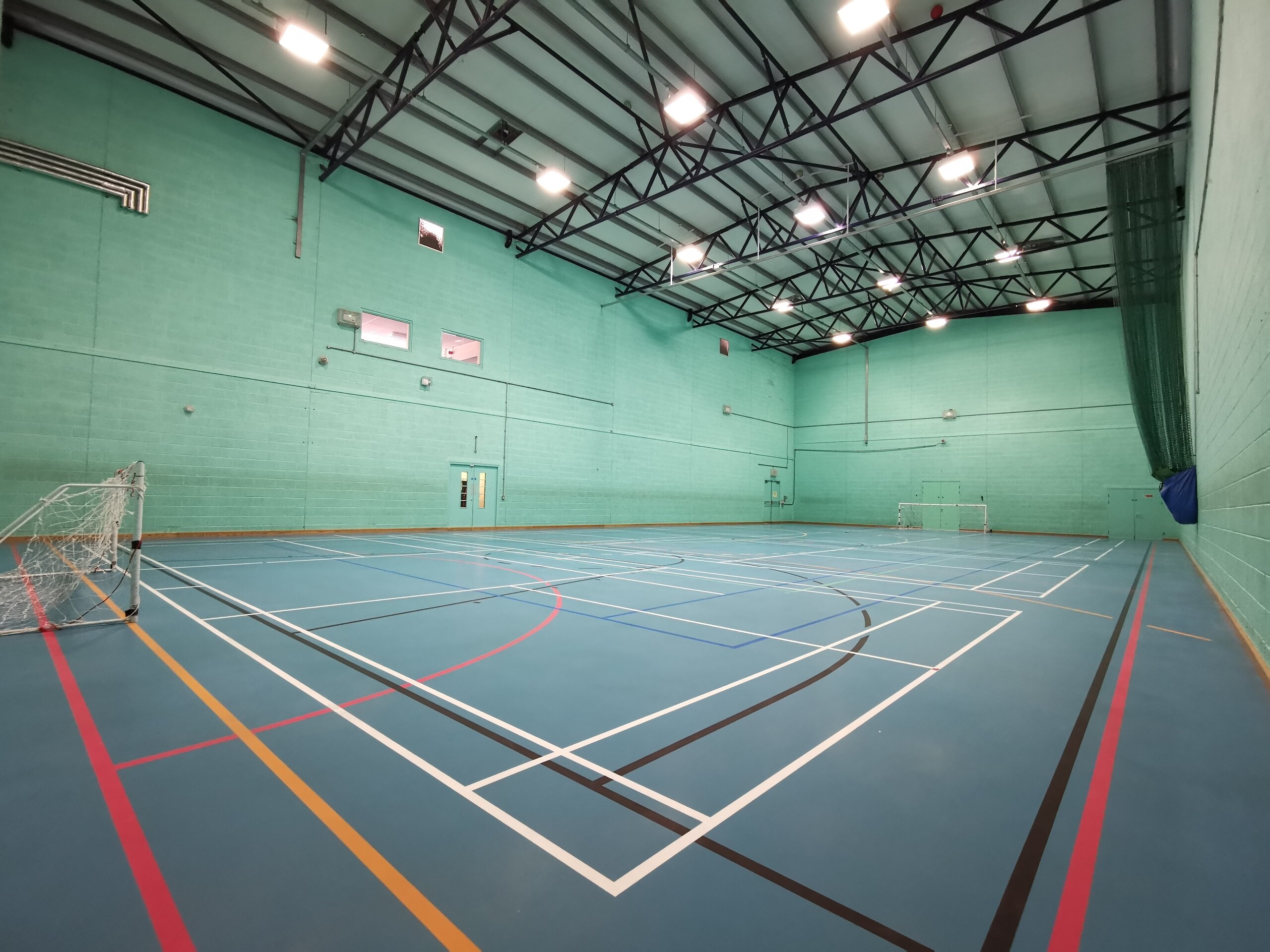 Bedford College Services Venue Hub sports halls